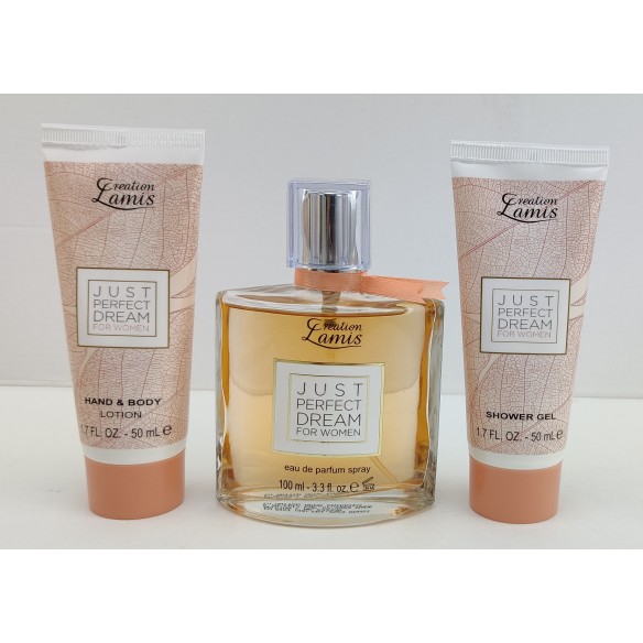COFFRET PARFUM FEMME JUST PERFECT DREAM 3PCS